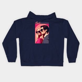 Barbie x Oppenheimer | Barbenheimer retro Kids Hoodie